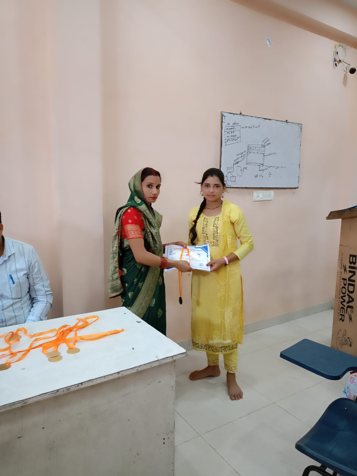 Certificate to Student